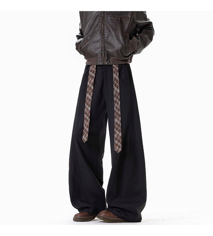 DRAPE SABER-CUT TROUSERS st5080