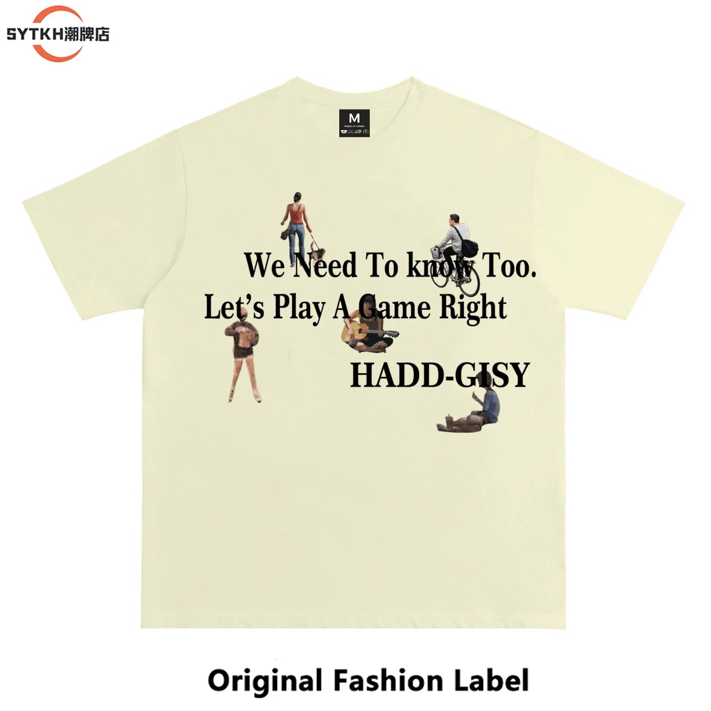 American-style Letter Print Basic Short-Sleeve T-Shirt, Unisex Loose Casual Couple Top