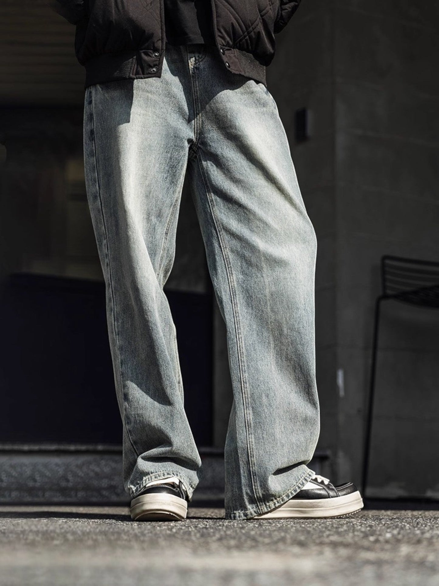 [MRA] VINTAGE BLACK LOW-TOPS st004