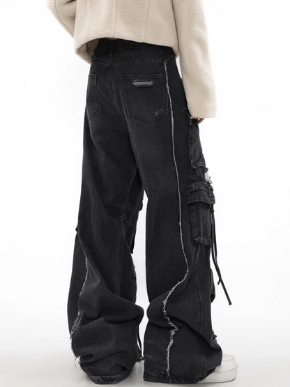 [MRNEARLY] multi-pocket jeans st1849