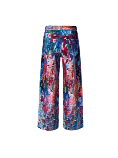 [MADWITCH] street painting printed jeans st1867