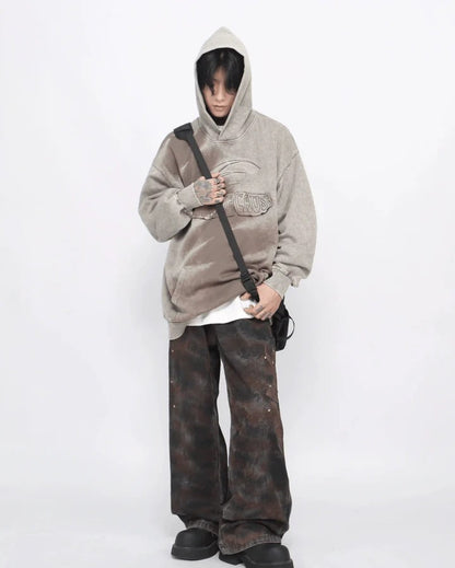 【Mz】street letters hooded st1887