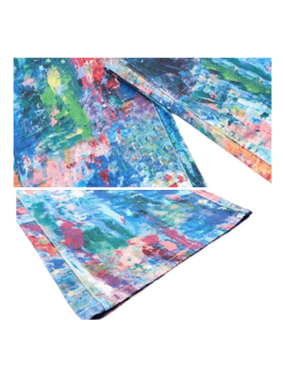 [MADWITCH] street painting printed jeans st1867