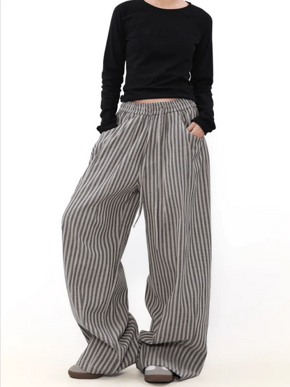 [MRNEARLY] stripes street pants st1842