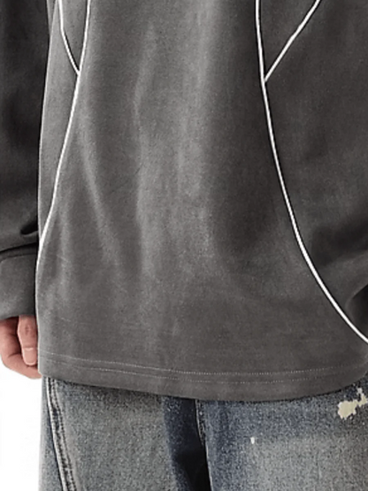 [TREND ST] round neck sweater st1856